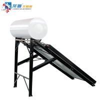 China 135L Enamelling steel Cylinder Rooftop Compact Solar Water Heater flat plate collector water heater factory