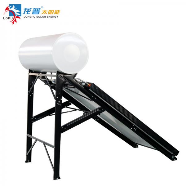 Quality 135 Ltr Compact Pressurized Solar Water Heater Installed On Roof  Flat Solar Collector Type for sale