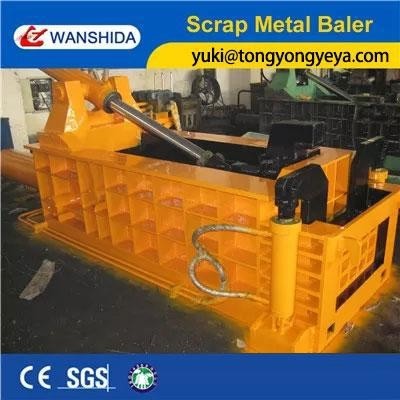 Quality Three Ram Hydraulic Metal Baler Machine 30kW For Non Ferrous Metals for sale