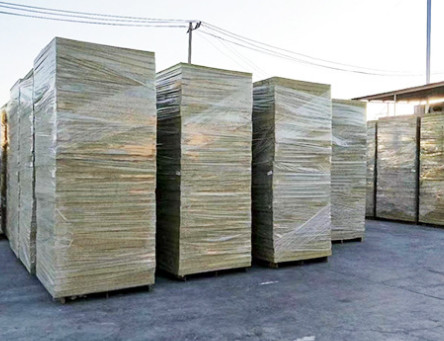 Quality Aluminum Foil Basaltic Asbestos Rock Wool Board Adiabatic Insulation Sound for sale