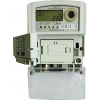 China Remote Control STS Prepaid Meters 3X240V Single Phase Watt Hour Meter Back - End factory