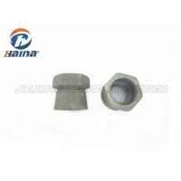 China Carbon Steel Hot Dip Galvanized Anti Theft Bearkoff Shear Nuts Shear Security Nut Hex Head Nut factory
