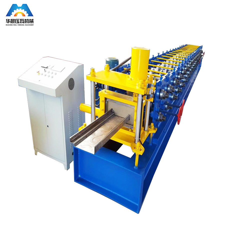 China High Precise Roll Forming Machinery Shutter Door Frame 17 Rows 45# rollers factory