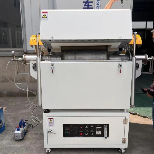 Quality PID Control Continuous Heat Treatment Furnace For Laboratory Calcination And Drying for sale