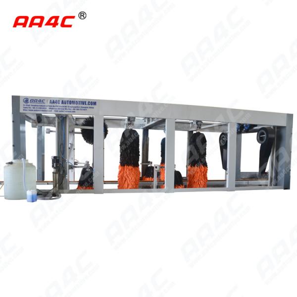 Quality Automatic Tunnel Car Washing Machine Commercial 12KW 9 Brushes for sale