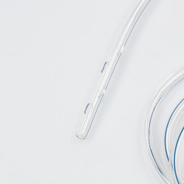 Quality 8-24FR Disposable Silicone Coated Catheter Silicone Stomach Feeding Tube for for sale
