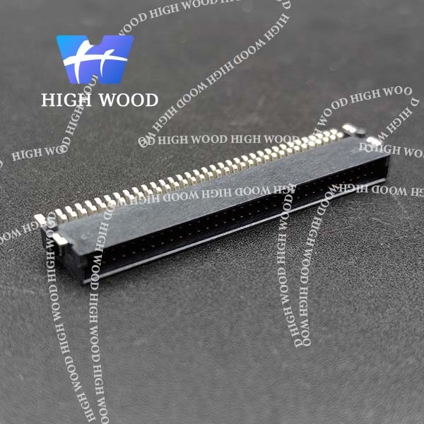 China HW-M55-7106842R 1.27mm (0.05) Pitch PCB Horizontal SMT Connector factory