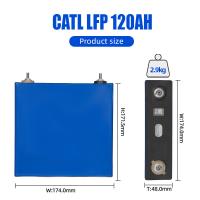 China Ukraine CATL 120ah 3.2V LiFePO4 Lithium Battery For Solar Energy Storage By MEETS DDP factory