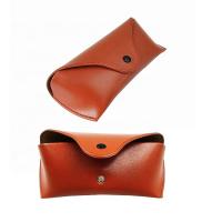 China Customized Sunglasses Packaging Case Leather Spectacle Pouch Fade Resistance factory