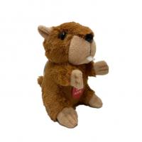 China 9cm Plush Marmot Whistling With Keychain factory