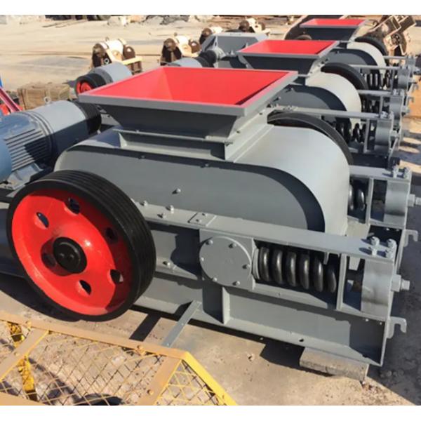 Quality Quartz Smooth Double Roller Crusher Making Sand blue Yellow Iron Grey，crusher for coal with two rollers for sale