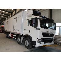 China High Strength Frozen Foods RHD 8×4 Refrigerated Trucks And Vans 40 Ton Low Noise factory