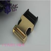China Wholesale factory bag accessories custom light gold  quick release metal belt buckle for backpack for sale