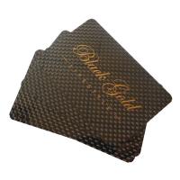 China Customized 0.2mm 0.4mm CNC Carbon Fiber Plate VIP Card Business Cards factory