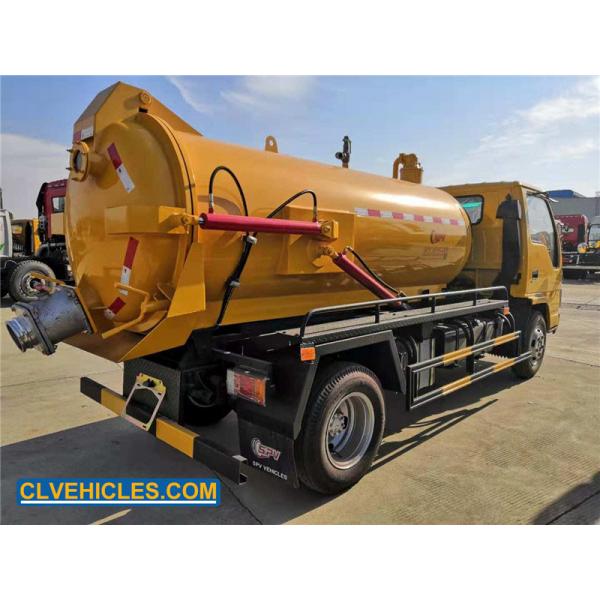 Quality ISUZU Light duty Sewage Tanker Truck with 3360mm Wheelbase for sale