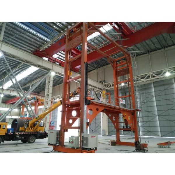 Quality Motorized Trolley Gantry Weld Manipulator For Monopile Offshore Tower Welding Line for sale