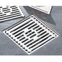 China 4 Inch Square Wet Room Shower Drain For Bathroom Swimming Pool factory