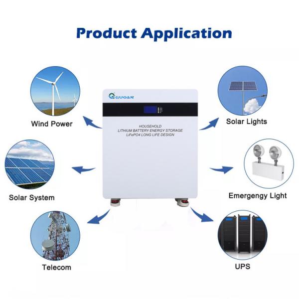 Quality Pushable Home Solar Energy Battery Power Storage Vertical 51.2v 10kwh 200Ah for sale