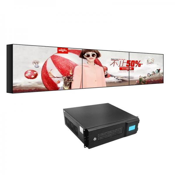 Quality 450cd/M2 4K Video Wall Display Bezel 5.3mm TV LCD Display 22Kg for sale