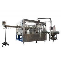 China Plastic Screw Cap 3 in 1 Monoblock Soft Drink Bottling Machine factory