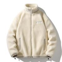 China Premium Zip Up Sherpa Fleece Jacket 100% Cotton Custom Embroidery factory