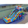China Happy Birthday Gift Inflatable Water Slide with Silk - screen Printing factory