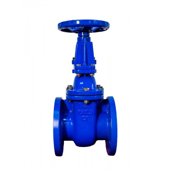 Quality Bolted Bonnet CI Metal Seat Gate Valve 100mm DIN3352 for sale