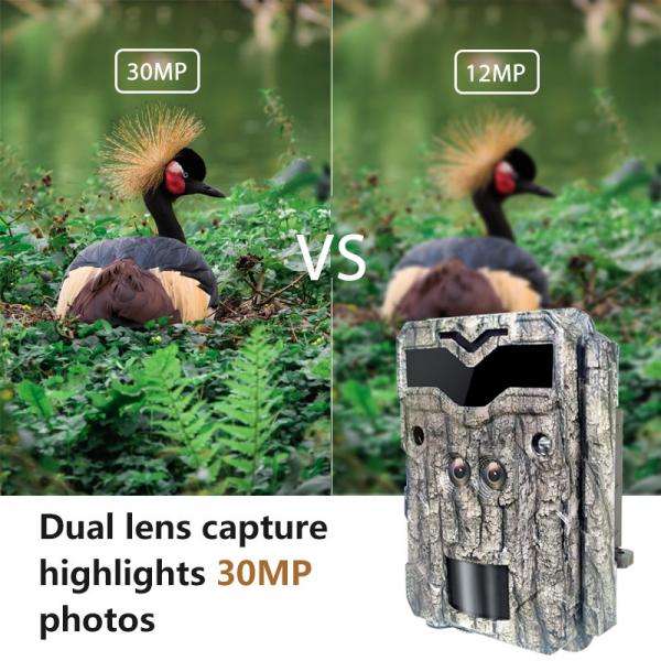 Quality New KW698A 4K Trail Camera Dual Sensors IP67 No Glow AA Alkaine Batteries Wildlife Outdoor Hunting Camera for sale