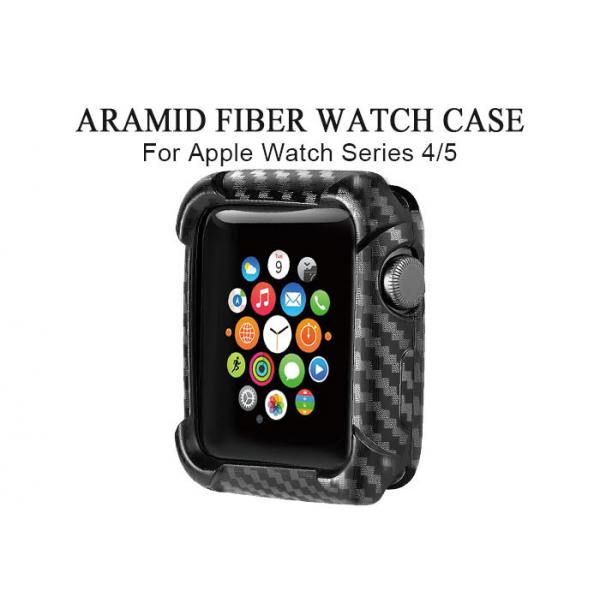 Quality Black Color Aramid Fiber Apple Watch Protective Case for sale