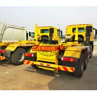 China Heavy Hook Lift Garbage Truck , 20 Ton Loading 6x4 Waste Container Truck for sale