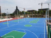 Buy cheap Rubber Basketball Sport Court Flooring Synthetic Materials Eco - Friendly ITF from wholesalers