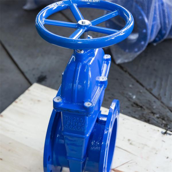 Quality Ductile Iron GGG50 Gate Valve DN250 QT450 Hand Wheel Operated Gate Valve for sale