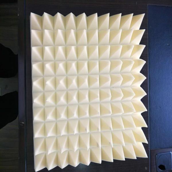 Quality Polyurethane Magnetic RF Pyramid Absorber Foam Sheet Composite Electromagnetic Noise for sale