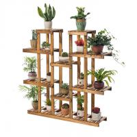 China Multi Tiered Wooden Flower Pot Plant Stand Home Patio Lawn 3 6 Steps factory