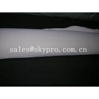 Quality White / beige color foam neoprene rubber sheet 60" wide maximum for sale