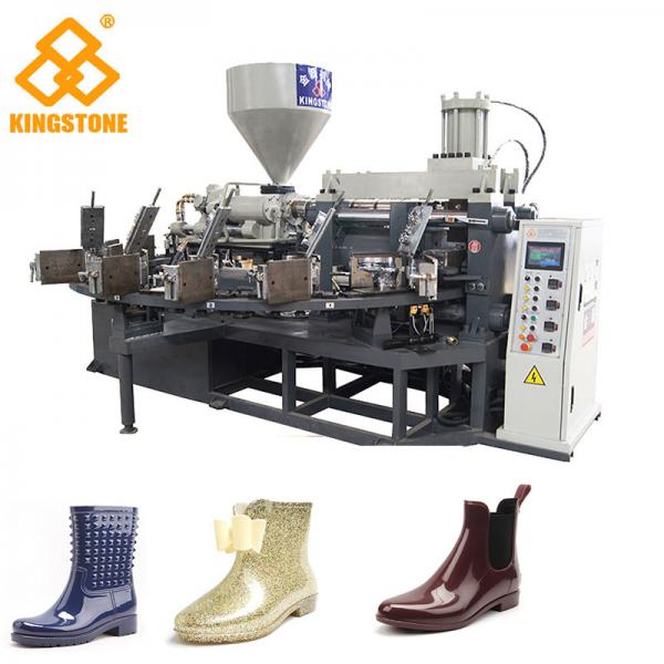 Quality PLC Control Plastic Shoes Making Machine For Short lady's Fashion Boots / Slipper / Sandals for sale