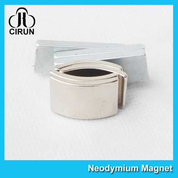 Quality Arc Shape Neodymium Motor Magnets Industrial Strength Magnets Rust Proof for sale