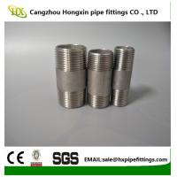 China Steel pipe nipple,galvanized pipe nipple ，BSP NPT steel nipple HIGH QUATITY for sale