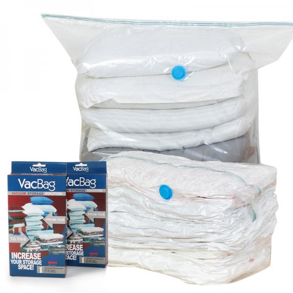 Quality 60cmx80cm Vacuum Suction Storage Bags , PE Mattress Bag With Vacuum Seal for sale