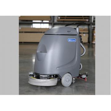 Quality Hand Push 17 Inch Single Brush Compact Floor Scrubber Machine For Slick Floor for sale
