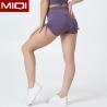China Butt Lift Purple Short Pants With Pockets factory