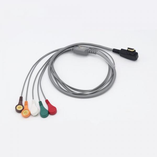Quality Practical DMS ECG Holter Cable Multiscene For DMS300-4L 5 Leads for sale