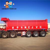 China Anticorrosive CCC CQC Limestone Tri Axle 80t Dump Semi Trailers for sale