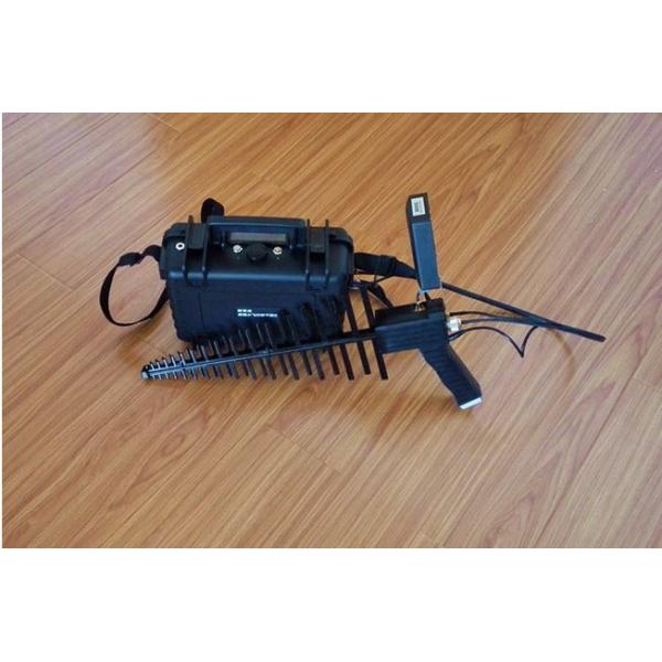 Quality Small Case Type Drone Signal Jammer Multiple Working Bands With Self Protect Function for sale