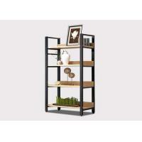 Quality Iron MDF Gift Shop Shelves Home Display Rack Powder Coating Surface for sale