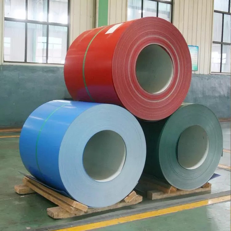 China 0.15mm - 1.2mm PPGI Galvanized Steel Coil 99% Pure Zinc Coating For Furniture factory