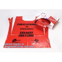 China Medical disposable aprons for doctor, LDPE coated biohazard apron,Surgical Apron, Logo Printed Disposable medical Plasti for sale
