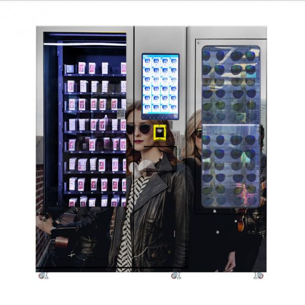 Quality 662 Capacity Black Blind Box Self Service Vending Machines With Showroom Elevator for sale