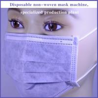 China Fully Automatic 3 Layer Inner Loop Medical Face Mask Machine (1+2) factory