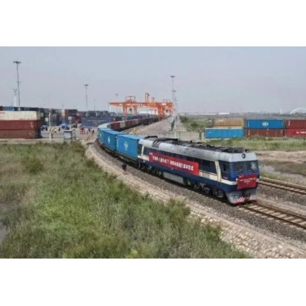 Quality FBA International Rail Freight Rail Cargo Services China To EU Middle East for sale